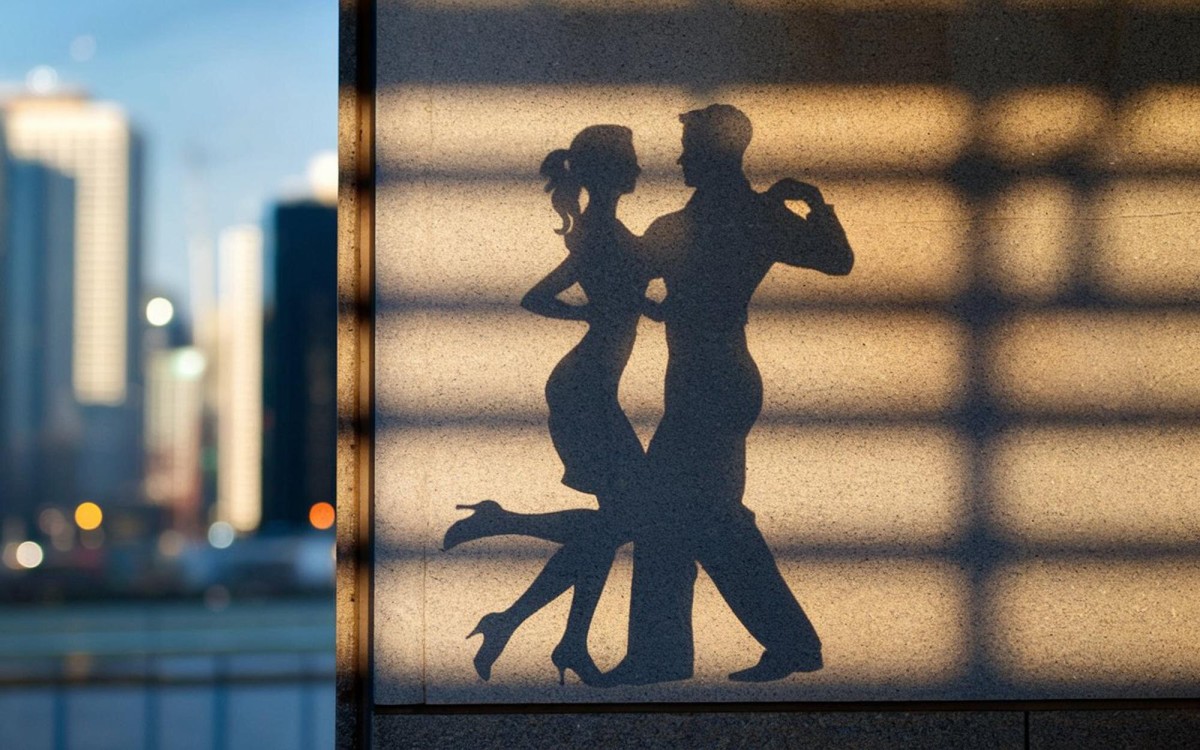 Vintage tango dancers performing in Buenos Aires